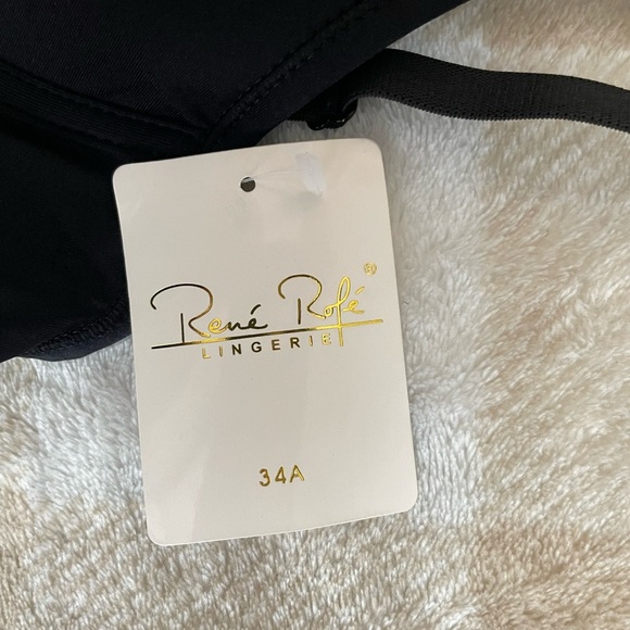 René Rofé Elegant Black Women's Bra 34A NWT - Picture 2 of 4